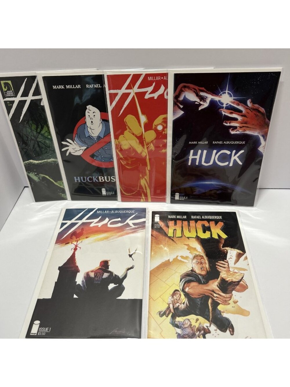 HUCK 1-5 IMAGE COMIC Lot MARK MILLAR RAPFAEL ALBUQUERQUE 2015-2016